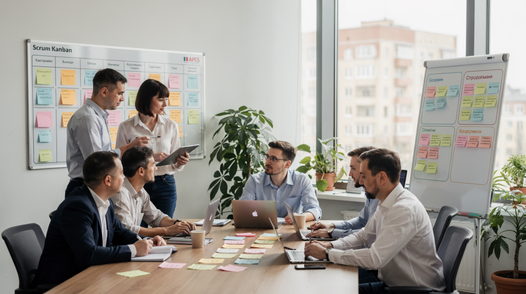 Организация процессов разработки по Scrum и Kanban на реальных проектах